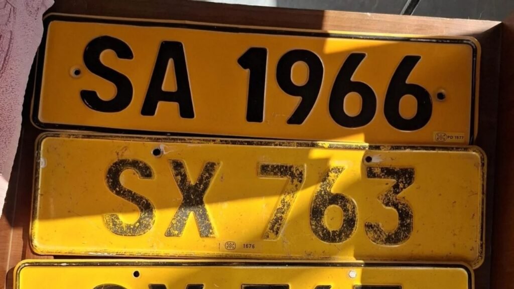 Yellow Number Plate